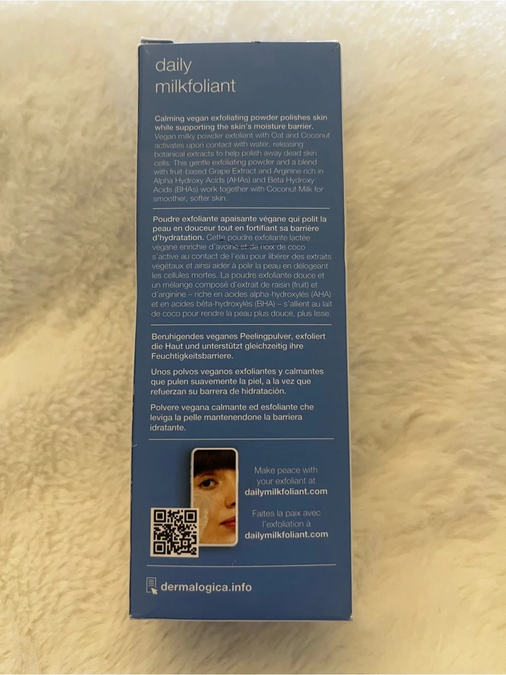 Dermatologica Daily Milkfoliant powder exfoliant.